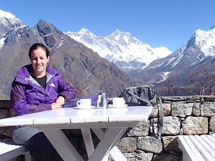 Breakfast at the Everest region