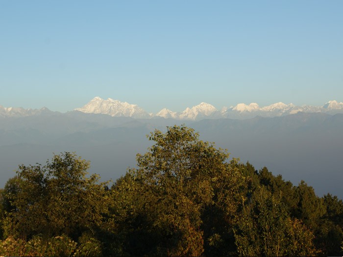 View of Himalayas from Nagarkot

