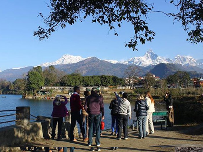 Annapurna view from Pokhara 