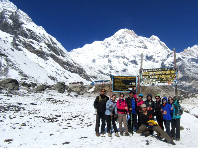 Annapurna Base Camp group trek 