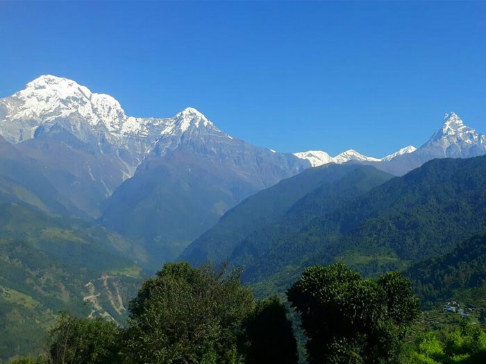 Annapurna Range from ABC Trail