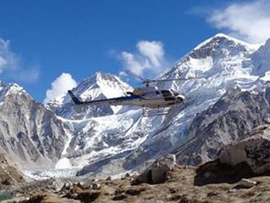 Helicopter to Everest Base Camp