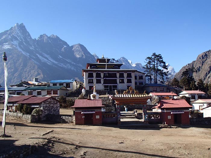 Mt Everest Range from Tengboche Monastery