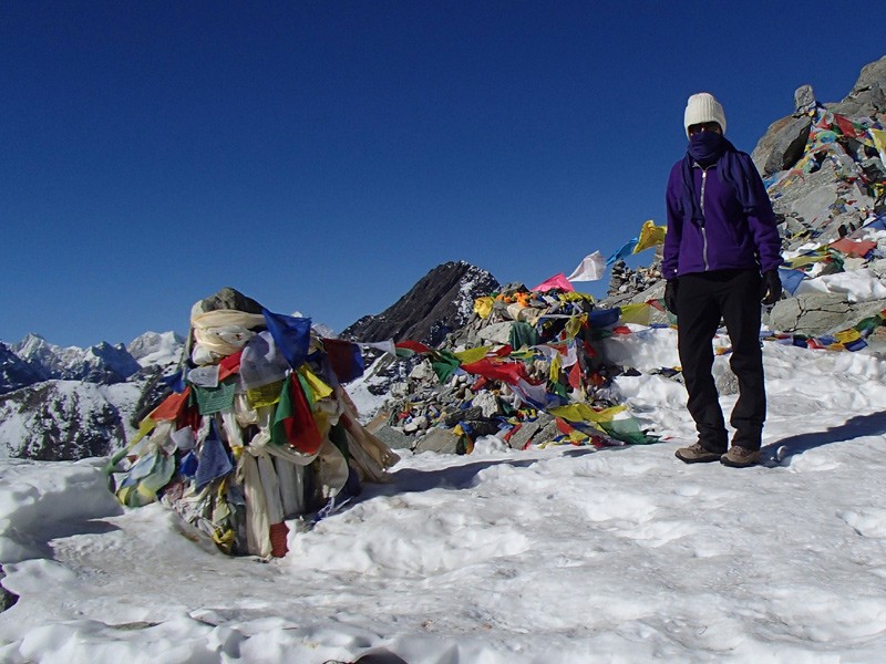Renjo La Pass in Everest 