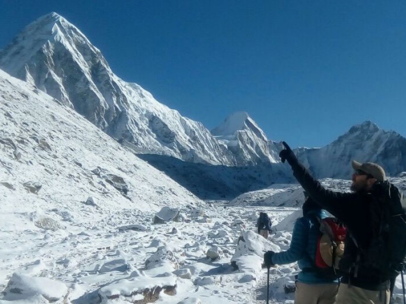 Stunning View of Everest 3 passes Trekking 