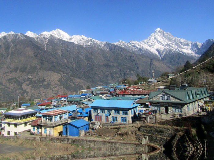 Sherpa village of Lukla