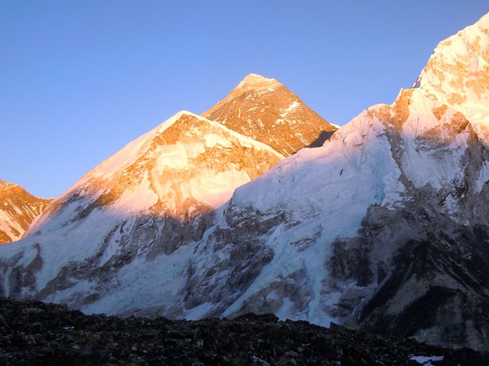Sunset in Might Everest