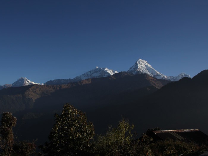 Mountain view of Ghorepani Trek 