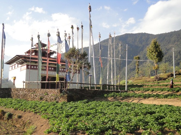 Monastery in Helambu Trek 