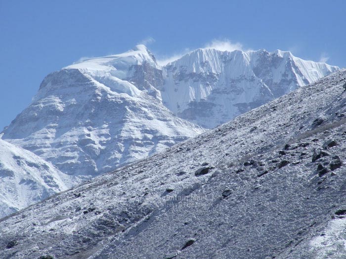 Towering Kanchenjunga Peak