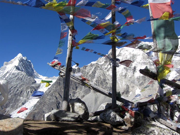 View of Kanjing Ri during the trek