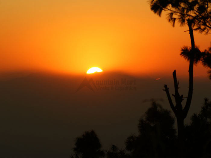 Sunrise view at Nagarkot