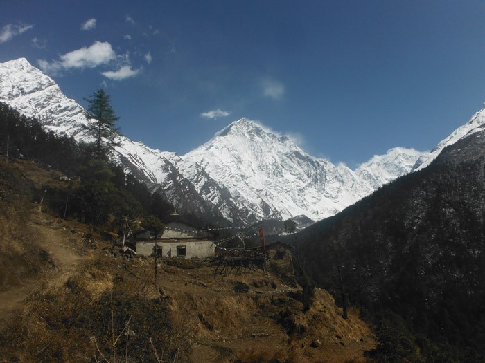 Mt. Ganesh Himal from Tsum valley 